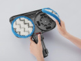 Моющий пылесос (handstick) PUPPYOO T12 Plus Rinse, 585Вт, серый/серый