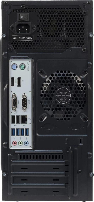 Компьютер AMUR Нарвал A5А12 AMD Ryzen 5 PRO 4650G, DDR4 8ГБ, 256ГБ SSD , AMD Radeon Vega 7, FreeDOS, черный [2116842]