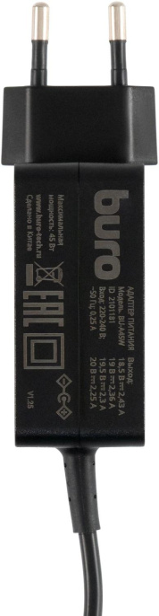 Блок питания Buro BU-A45W автоматический 45W 18.5V-20V 8-коннект. 2.3A от бытовой электросети
