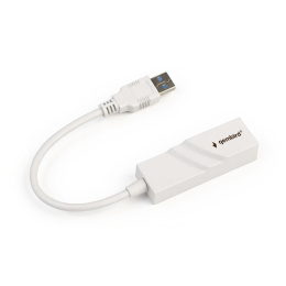 Gembird Сетевой адаптер Ethernet USB 3.0 - Gigabit Ethernet adapter, пластик, белый, RTL8153 NIC-U11