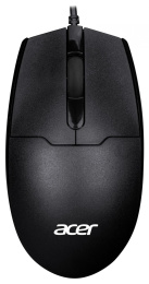 Мышь проводная Acer OMW126, оптическая, USB, 1200dpi, черный [zl.mceee.010]
