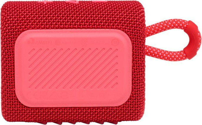 Колонка портативная JBL GO 3, 4.2Вт, красный [jblgo3red]