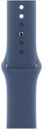 Смарт-часы Apple Watch SE 2024 A2722 40мм OLED корп.серебристый Sport Band рем.синий разм.брасл.:150-200мм MXED3LL/A