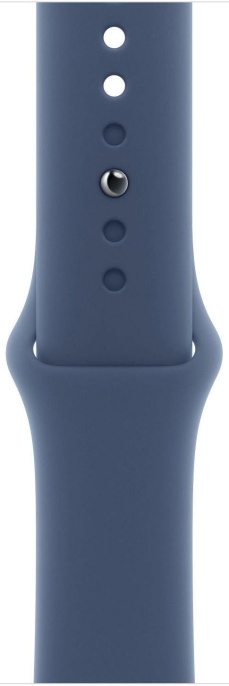 Смарт-часы Apple Watch SE 2024 A2722 40мм OLED корп.серебристый Sport Band рем.синий разм.брасл.:130-180мм MXEC3LL/A
