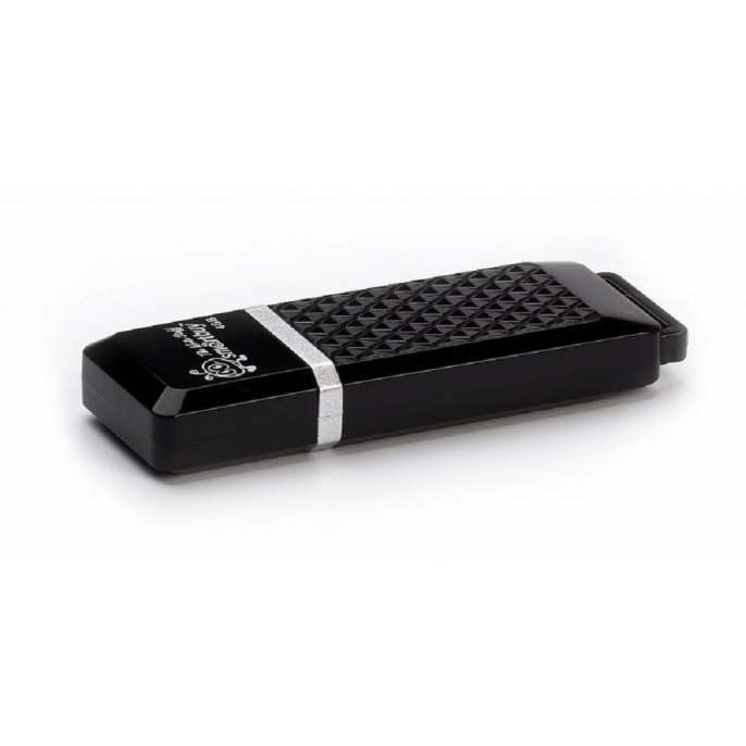 Smartbuy USB Drive 4GB Quartz series Black SB4GBQZ-K