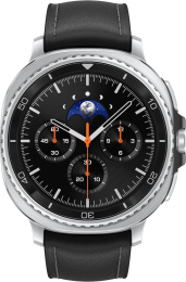 Смарт-часы Samsung Galaxy Watch 8 Classic LTE 46мм,  1.34",  с SIM,  черный/серебристый