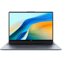 Ноутбук Huawei MateBook D 16 MCLG-X Core i5 13420H 8Gb SSD512Gb Intel UHD Graphics 16" IPS 1920x1200 Windows 11 Home grey space WiFi BT Cam 53014CNC