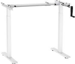 Подстолье Cactus CS-MDF-WT механический каркас белый 133x72x60см