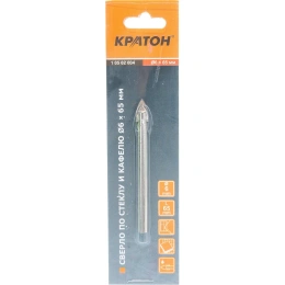Сверло по стеклу, кафелю 6 мм Кратон 1 05 02 004