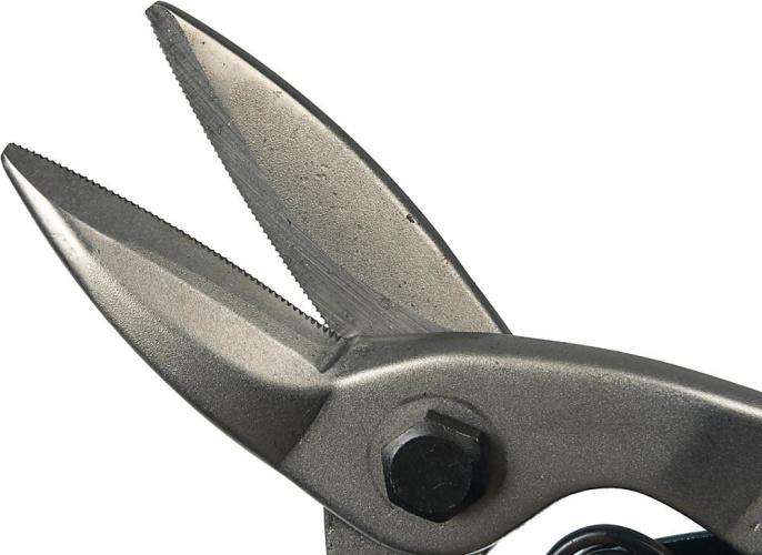 Ножницы по металлу 250 мм прямой рез двухкомпонентные рукоятки Вихрь 73/10/8/1