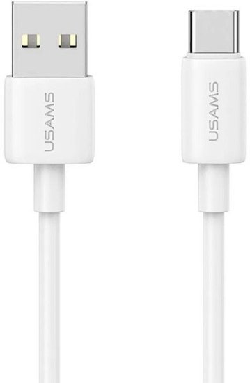 Кабель Usams SJ708 Type-C 3A Fast Charging Data Cable - YD Series 1m Белый (SJ708USB02)