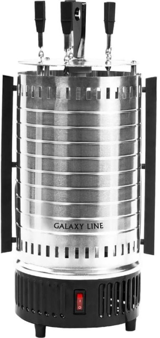 Шашлычница электрическая Galaxy Line GL 2610 1000Вт серый
