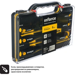 Набор отверток Inforce 6шт 06-09-71