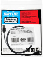Кабель Tripp Lite U038-003, USB Type-C m - USB m , 0.9м, черный