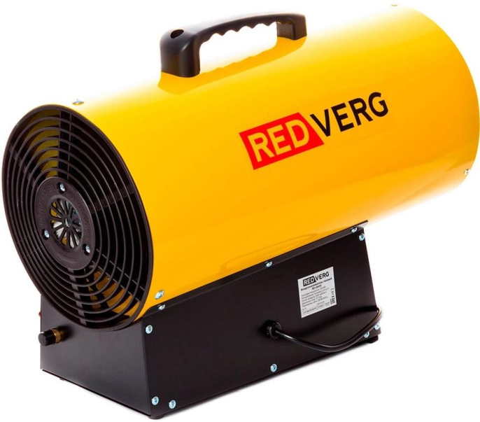 Тепловая пушка газовая RedVerg RD-GH33 3300Вт желтый/черный