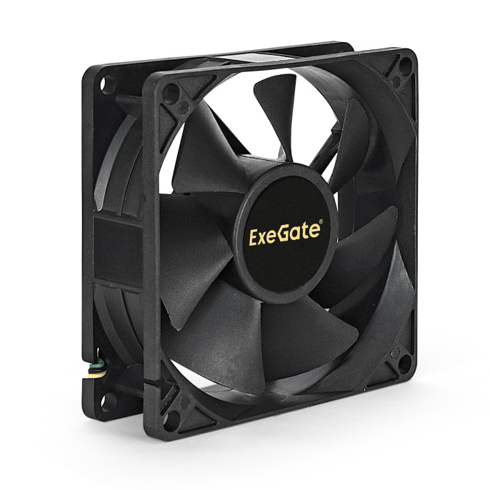Вентилятор 12В DC ExeGate EX08025S3P 80x80x25 мм, Sleeve bearing подшипник скольжения , 3pin, 2200RPM, 22dBA EX283377RUS