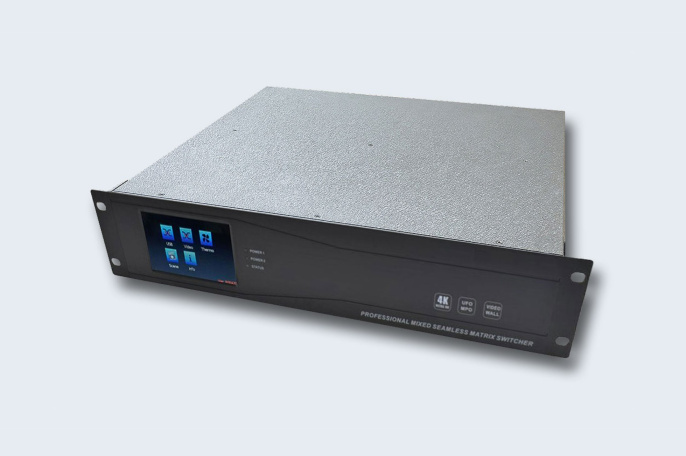 TNTV/TNT MMS-1204CSTW Переключатель-шасси, электрон., HDMI/DVI/VGA/SDI, макс.12 входн./выходн. порт.+4 выходн. порта, без интерф.карт, 2 внутр. БП