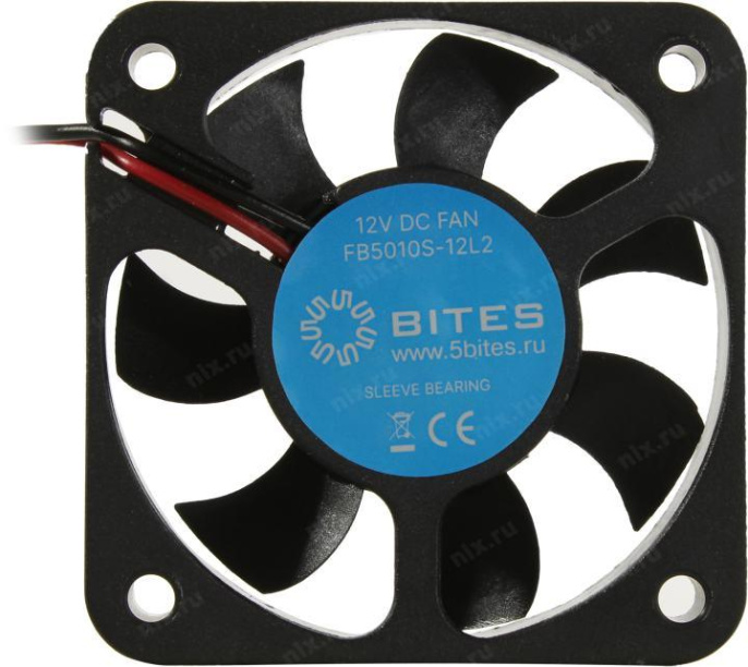 5bites Вентилятор FB5010S-12L2 50X10 / SLEEVE / 4200RPM / 2P