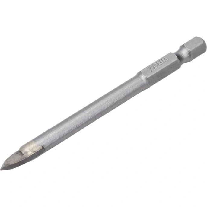 Сверло по стеклу керамике 7х78 мм; 1/4HEX Heller 26209