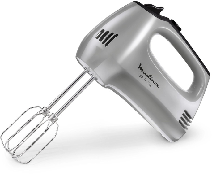 Миксер Moulinex HM310E10, ручной, серебристый [8010001084]