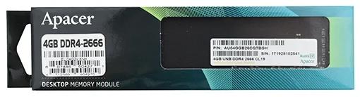 Оперативная память Apacer AU04GGB26CQTBGH DDR4 DIMM 4GB PC4-21300 CL19