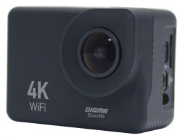 Экшн-камера Digma DiCam 850 4K, WiFi, черный [dc850]