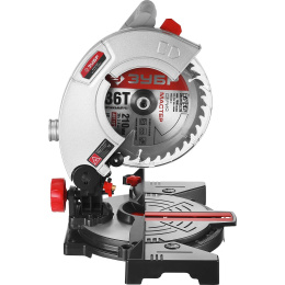 Торцовочная пила Зубр ЗПТ-210-1400 Л, комбинированная, 1300Вт, 210мм