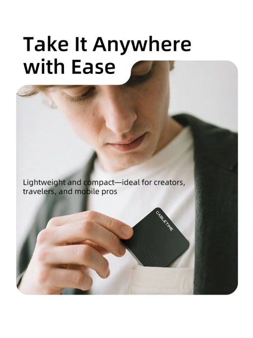 Корпус SSD-накопителя USB CABLETIME CB33G (CT-SSD04-AG) C-NVMe M.2 10 Гбит/с