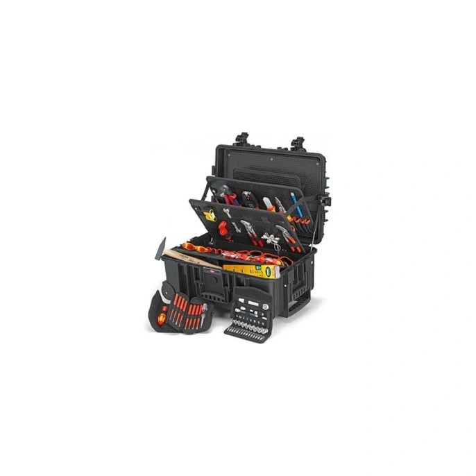 Инструментальный чемодан Knipex Robust45 Elektro 63 предмета KN-002137