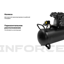 Ременной компрессор Inforce (100 л; 10 бар; 420 л/мин) IBCV-100L-3P/420