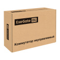 Коммутатор неуправляемый ExeGate EDES-1006D.4PoE-48W 6-портовый UTP 10/100 Base-Tx: 4 порта 802.3af/at PoE+ , мощность PoE: 25W, суммарно 48W, 2 порта RJ45 uplink, настенный/настольный, металлический корпус EX299020RUS
