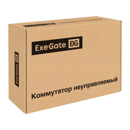 Коммутатор неуправляемый ExeGate EDES-1006D.4PoE-48W 6-портовый UTP 10/100 Base-Tx: 4 порта 802.3af/at PoE+ , мощность PoE: 25W, суммарно 48W, 2 порта RJ45 uplink, настенный/настольный, металлический корпус EX299020RUS