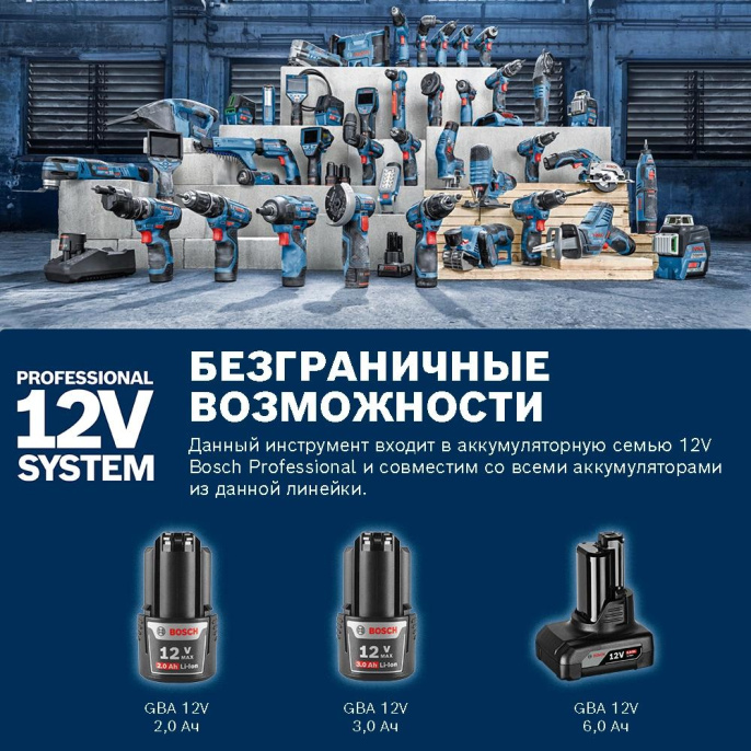 Эксцентриковая шлифмашина Bosch GEX 12V-125 [0601372101]