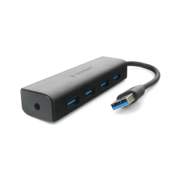 Концентратор USB 3.0 Gembird, 4 порта, с доп питанием UHB-C354