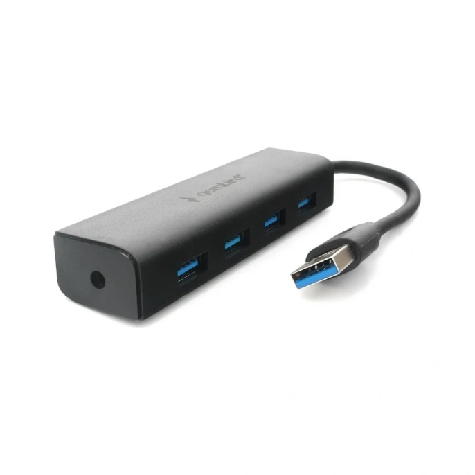 Концентратор USB 3.0 Gembird, 4 порта, с доп питанием UHB-C354