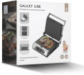 Электрогриль GALAXY LINE GL2989, серебристый [7021529890]