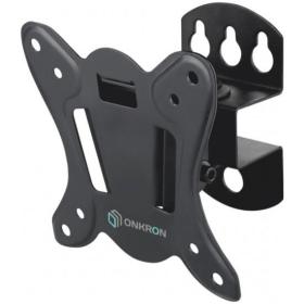 Кронштейн ONKRON NP13-B 10-32'' макс 100*100 мм, наклон -+ 8°, поворот: 45°, от стены 85 мм, макс вес 25кг, черный 