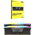 Модуль памяти CORSAIR 32GB 5200МГц DDR5 CL40 DIMM Kit of 2x16GB XMP 3.0, Vengeance RGB Black CMH32GX5M2B5200C40