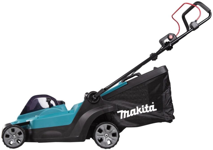 Газонокосилка аккумуляторная Makita LM004GM103,  43см, несамоходная,  4Ач, с 1 АКБ, с ЗУ