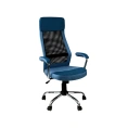 Кресло руководителя Helmi hl-e41 stylish, ткань/сетка, синяя/голубая 318581