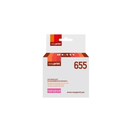 Картридж EasyPrint (CZ111A/655) для HP Deskjet Ink Advantage 3525, 4625, 6525, пурпурный, с чипом IH-111