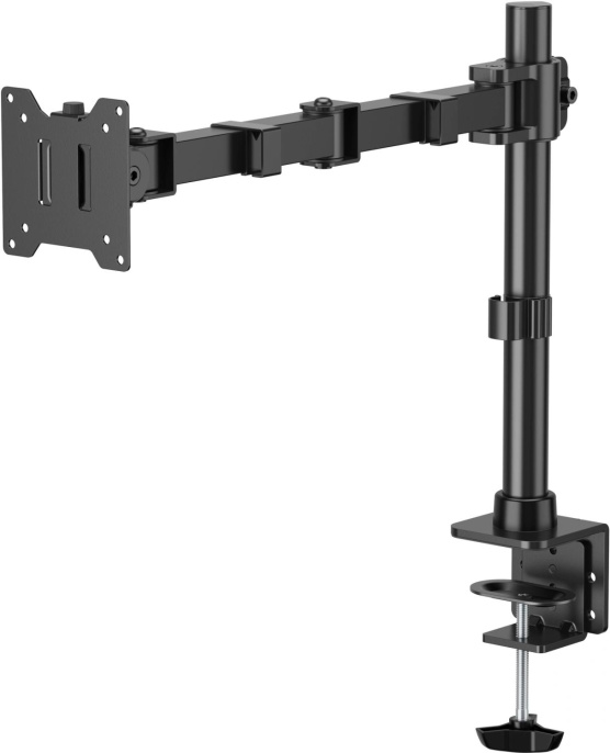 Кронштейн для мониторов Cactus CS-VM-D49-BK, до 49", до 20кг, настольный, поворот и наклон, черный