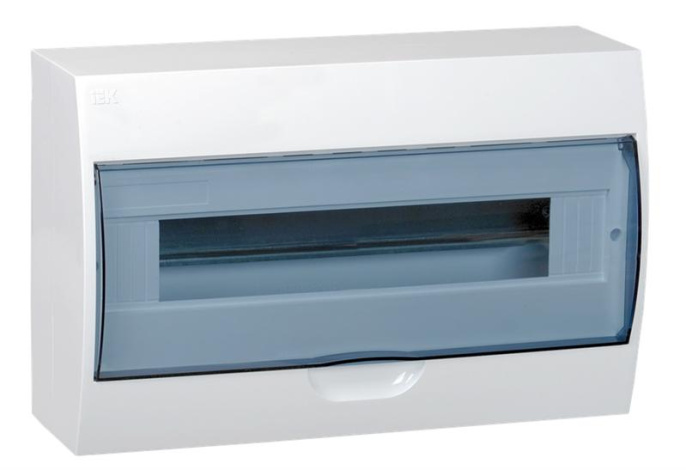  Корпус пластиковый KREPTA 3 Корпус пластиковый ЩРН-П-18 IP41 белый IEK (MKP12-N-18-40-10)