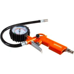 Пистолет с манометром для подкачки шин Кратон TIG-01 3 01 02 034