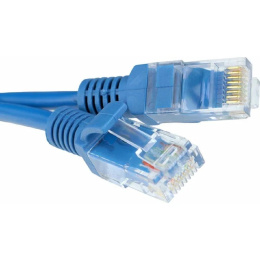 Гарнизон PC-UTP-5e-5-B кат.5e, Патч-корд UTP 5м, литой, многожильный синий