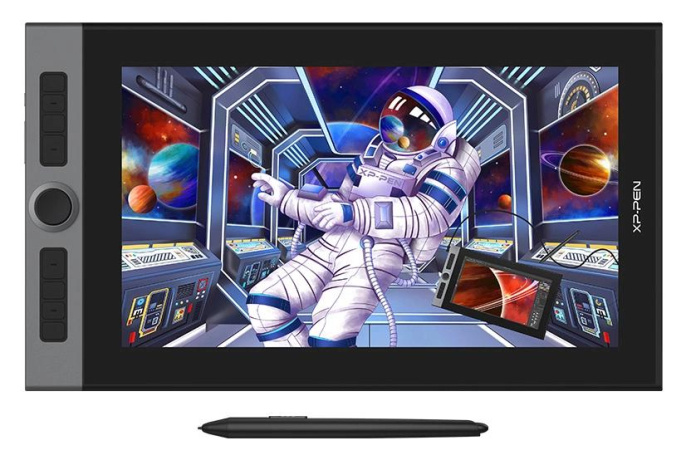 Графический планшет-монитор XPPen Artist Pro 16 LED USB Type-C черный