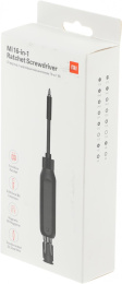 Отвертка с насадками Xiaomi Mi 16-in-1 Ratchet Screwdriver, 16 предметов, в жестком кейсе [bhr4779gl]