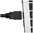 Кабель аудио-видео Cactus CS-HDMI.1.4-1,  HDMI (m) -  HDMI (m),  ver 1.4,  1м, GOLD,  черный