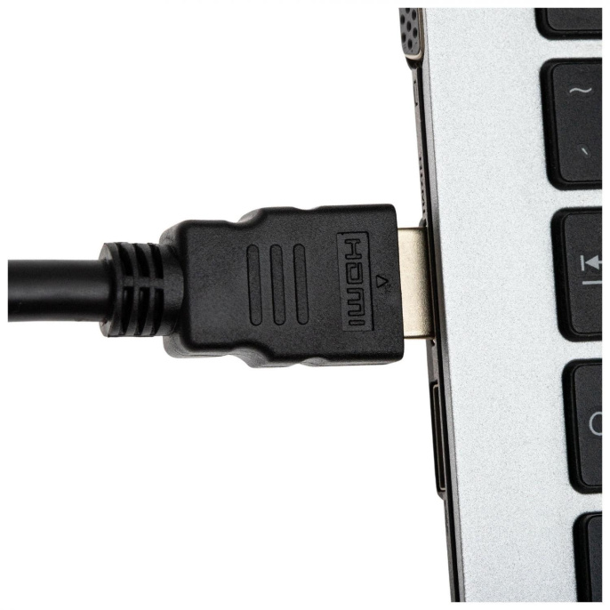 Кабель аудио-видео Cactus CS-HDMI.1.4-1,  HDMI (m) -  HDMI (m),  ver 1.4,  1м, GOLD,  черный