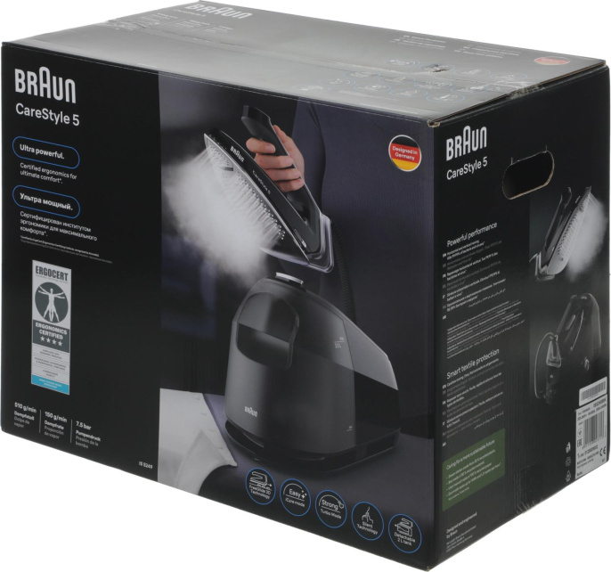 Парогенератор Braun CareStyle 5 IS5249BK, черный